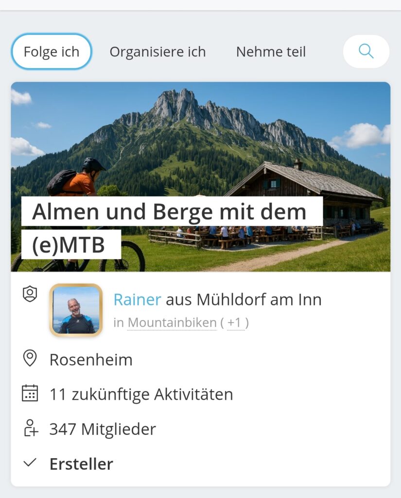 Almen und Berge mit dem (e)MTB